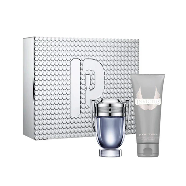 (HSD: 12/2026) Bộ Nước Hoa Nam Paco Rabanne Men'S Invictus Gift Set EDT 100ml + Gel Tắm 100ml