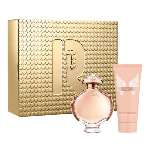 (HSD: 11/2026) Bộ Nước Hoa Nữ Paco Rabanne Olympéa EDP 80ml + Body Lotion 100ml