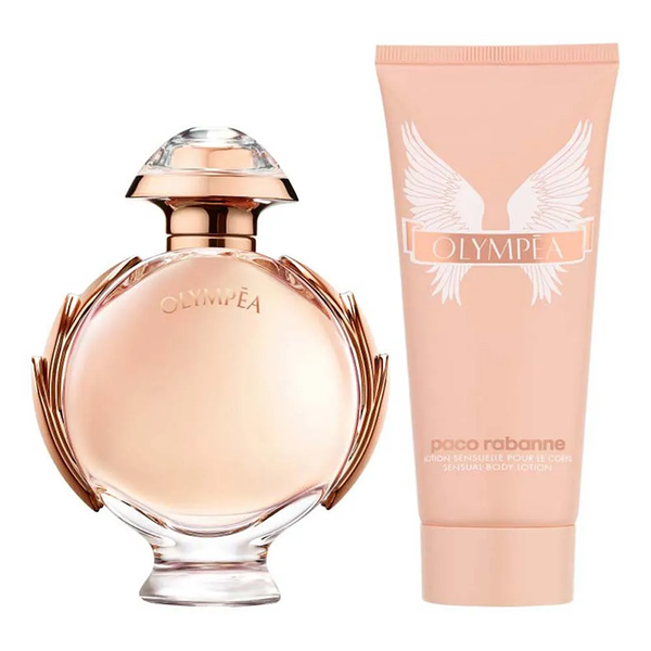 (HSD: 11/2026) Bộ Nước Hoa Nữ Paco Rabanne Olympéa EDP 80ml + Body Lotion 100ml (DEAL BOM TẤN 999K)