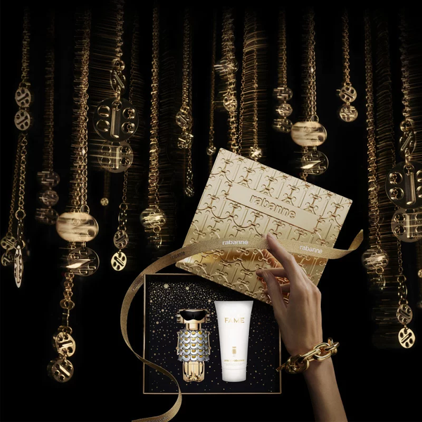 (HSD: 12/2026) Bộ Nước Hoa Nữ Paco Rabanne Fame EDP 80ml + Body Lotion 100ml