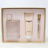 (HSD: 9/2026) Bộ Nước Hoa Nữ Burberry Her EDP 100ml+ Mini 10Ml + Body Lotion 75ml