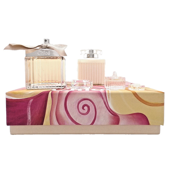 (HSD: 9/2026) Bộ Nước Hoa Nữ Chloe Signature EDP 100ml + Mini 5ml + Body Lotion 100ml