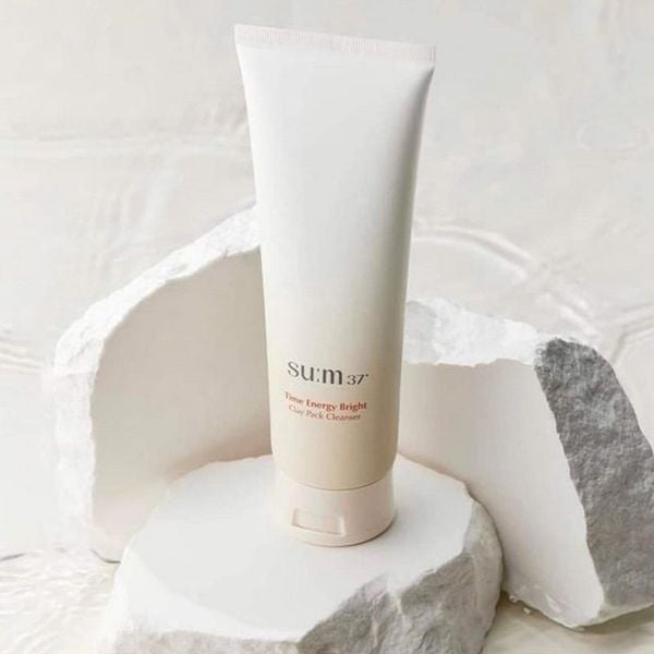 Combo 2 Sữa Rửa Mặt & Tẩy Tế Bào Chết Đất Sét Sum37 Time Energy Bright Clay Pack Cleanser 40mlx2
