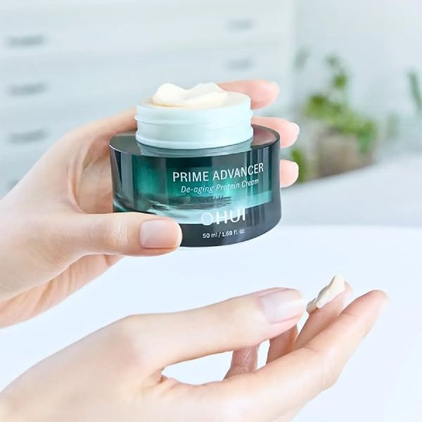 Kem Trắng Da Chống Lão Hóa Ohui Prime Advancer DE-AGING Protein Cream 25ml (Hàng tách set)