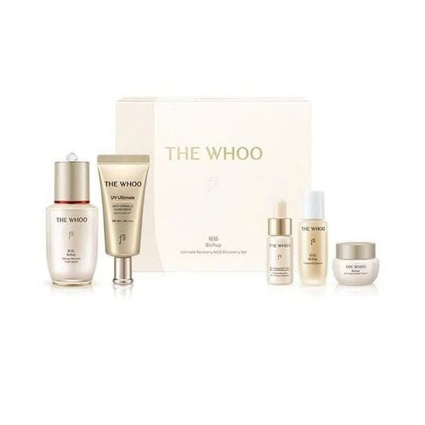 Combo 2 Tinh Chất Tăng Cường Hỗ Trợ Ngừa Lão Hóa The Whoo Bichup Ultimate Recovery NAD Power Ampoule 10mlx2(Hàng tách set)