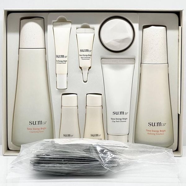 Full Size Bộ Dưỡng Sáng Làm Đều Màu Da Su:m37 Time Energy Bright Special Set