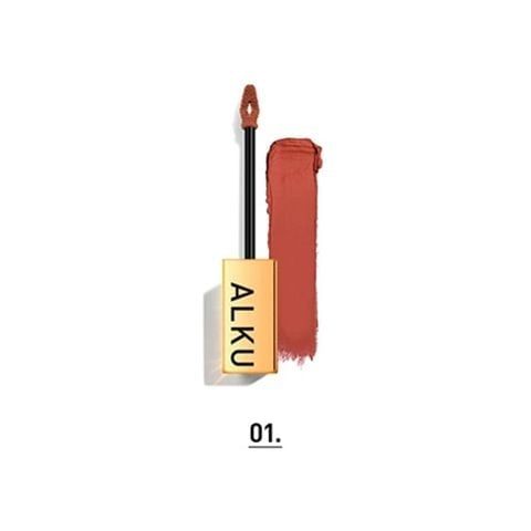 (HSD: 1/2027) Son Kem Alku9 Ultra Stay Matte Lip Tint 3.5g Màu 03 Soft Brick