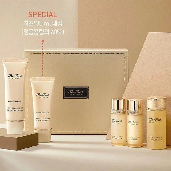 Full Size Bộ Kem Chống Nắng OHUI The First Geniture Vitamin UV Defence 2pcs Set