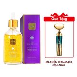 Serum Tinh Chất Vàng 24K Ampoule 100ml Tặng Máy Điện Di Tinh Chất Massage Nâng Cơ Mặt Cầm Tay ADAD (Máy Massage là hàng tách set, Không có vỏ hộp)