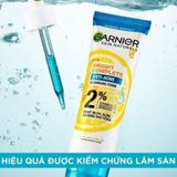 Combo 2 Sữa Rửa Mặt Garnier Hỗ Trợ Giảm Mụn, Dưỡng Sáng Da Bright Complete Anti-Acne Foam 50mlx2