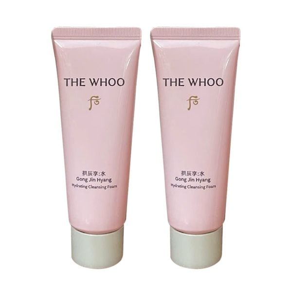 Combo 2 Sữa Rửa Mặt Dưỡng Ẩm Whoo Hydrating Foam Cleanser 40mlx2 (S)