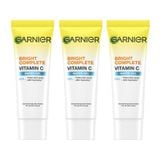 Combo 3 Kem Dưỡng Garnier Mỏng Nhẹ Cấp Ẩm & Sáng Da Bright Complete Vitamin C Water-Gel 20mlx3