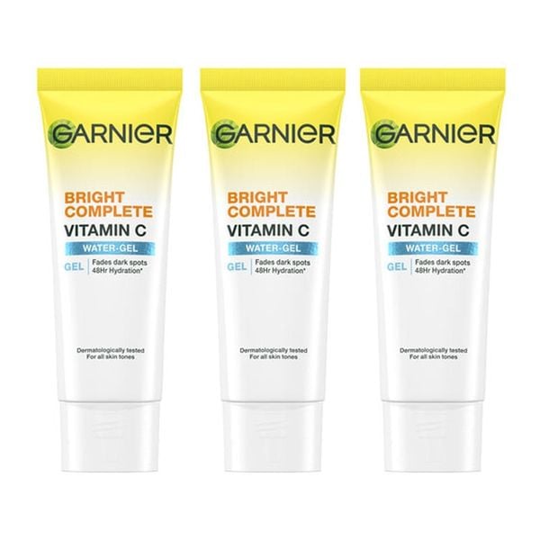 Combo 3 Kem Dưỡng Garnier Mỏng Nhẹ Cấp Ẩm & Sáng Da Bright Complete Vitamin C Water-Gel 20mlx3