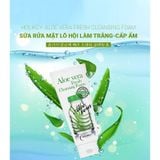 Combo 2 Sữa Rửa Mặt Lô Hội Làm Trắng- Cấp Ẩm Holikey Aloe Vera Fresh Cleansing Foam 100mlx2 (Không có vỏ hộp, có tem phụ)