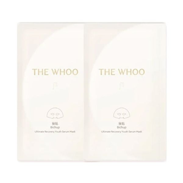 Combo 2 Mặt Nạ Trẻ Hóa Thế Hệ Mới Tái Sinh Whoo Bichup Moisture Anti-aging Mask 27mlx2