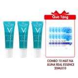 (HSD: 4/2026) Combo 3 Serum Vichy Giải Cứu Làn Da Tức Thì  Serum Mineral 89 Probiotic Fractions 10mlx3 Tặng Combo 10 Mặt Nạ Jluna Real Essence Mask Pack 20mlx10