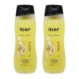 Combo 2 Sữa Tắm lber Oats Avena Làm Dịu Da 750mlx2