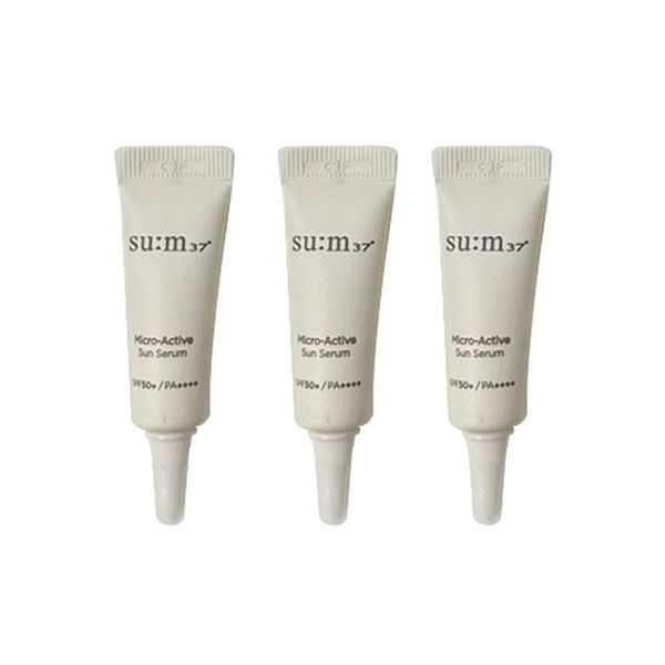 (HSD: 4/2026) Combo 3 Tinh Chất Chống Nắng Su:m37 Micro-Active Sun Serum SPF50+/PA++++ 4mlx3 (Hàng tách set) (DEAL BOM TẤN 999K)