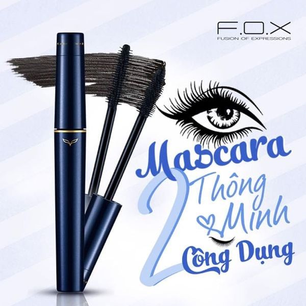 Combo 2 Mascara Thông Minh 2 Công Dụng FOX Multi Function 8.5Mlx2