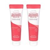 (HSD: 3/2027) Combo 2 Gel Tẩy Da Chết Vật Lý SHINCOS.LAB Niacinamide Brightening Peeling Gel Mờ Thâm Dáng Da 120mlx2 (màu hồng)
