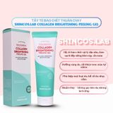 (HSD: 3/2027) Combo Sữa Rửa Mặt Thuần Chay SHINCOS.LAB Collagen Cleansing Foam 120ml Và Gel Tẩy Da Chết Vật Lý SHINCOS.LAB Collagen Brightening Peeling Gel 120ml