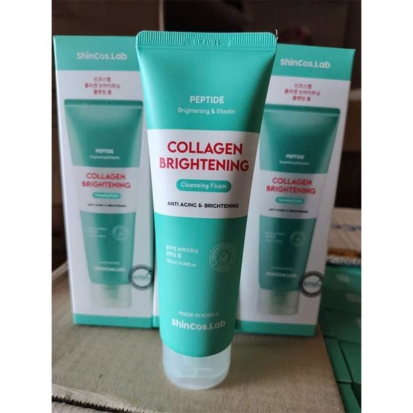 (HSD: 3/2027) Combo 2 Sữa Rửa Mặt Thuần Chay SHINCOS.LAB Collagen Cleansing Foam 120mlx2