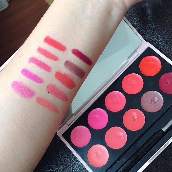 (HSD: 6/2026) Bảng Son 10 Màu Ohui Rouge Real Palette 10g Tặng Gel Rửa Mặt Micellar Dr.Sante Pure Cоde Dành Cho Mọi Loại Da 200ml