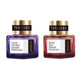 Combo Nước Hoa Vùng Kín Cho Phái Nữ Whisis Rose Day Inner Perfume 7ml (Màu đỏ) Và Whisis Love Secret Inner Perfume 7ml (Màu Tím)