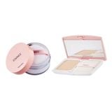 Combo Phấn Nền Siêu Mịn Lâu Trôi Essance Veil Fit Two Way Cake SPF40/Pa++ 7G Màu 13 (Tông da sáng) Và Phấn Phủ Kiềm Dầu Dạng Bột Đa Năng Essance Setting Powder 7g