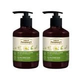Combo 2 Dung Dịch Vệ Sinh Phụ Nữ Làm Dịu Da, Cân Bằng Độ PH Vùng Kín Green Pharmacy Chiết Xuất Cây Trà 370mlx2