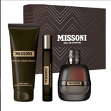 Bộ Nước Hoa Nam Missoni Pour Homme Edp 3Pcs Set (Nước Hoa 100ml + Mini 10ml + Shower Gel 150ml)