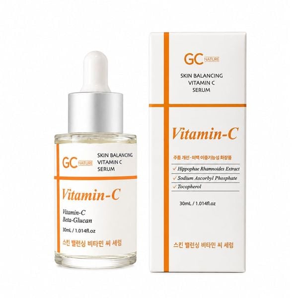 Combo Bộ 3 Tinh Chất GC Nature Dưỡng Da Cân Bằng – Dưỡng Sáng – Cấp Ẩm GC Vitamin-C Serum 30ml & Complex Serum 30ml Và Hyaluronic Serum 30ml