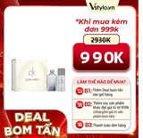 (HSD: 4/2027) Bộ Nước Hoa Calvin Klein Unisex Ck One Essence 100ml + Deodorant 150ml (DEAL BOM TẤN 999K)