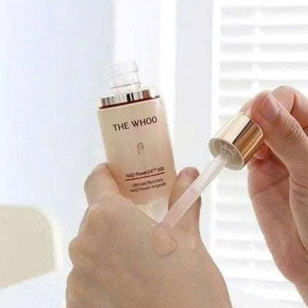 Full Size Bộ Tinh Chất Tăng Cường Hỗ Trợ Ngừa Lão Hóa Chuyên Sâu The Whoo Bichup Ultimate Recovery NAD Power Ampoule Upsize 50ml (DEAL BOM TẤN 999K)