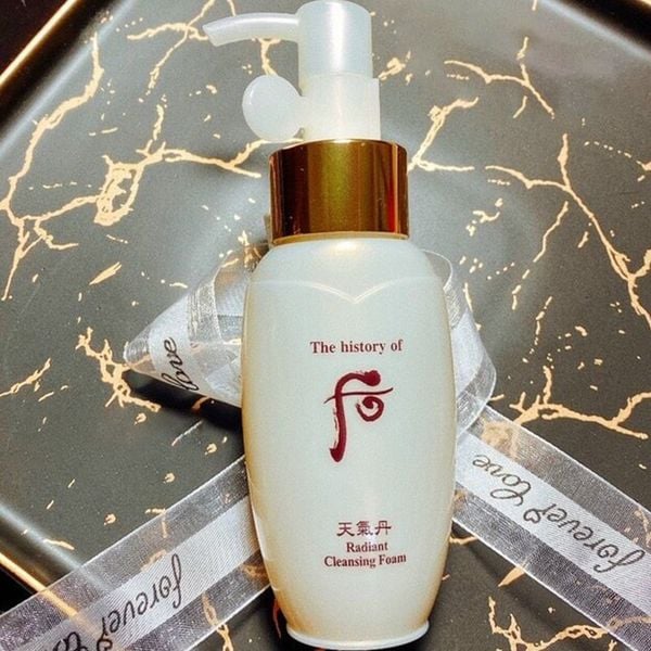 Sữa Rửa Mặt Cao Cấp The WHOO Cheongidan Radiant Cleansing Foam 50ml (Hàng tách set)