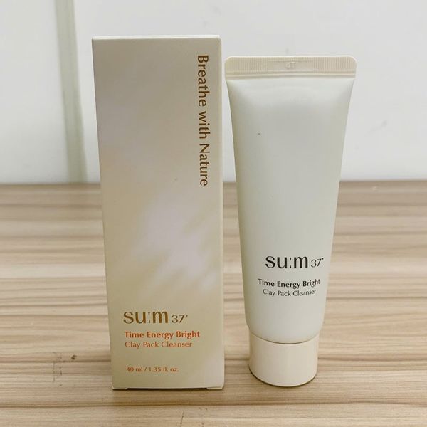 Sữa Rửa Mặt & Tẩy Tế Bào Chết Đất Sét Sum37 Time Energy Bright Clay Pack Cleanser 40ml