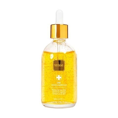 Serum Tinh Chất Vàng 24K Ampoule 100ml Tặng Máy Điện Di Tinh Chất Massage Nâng Cơ Mặt Cầm Tay ADAD (Máy Massage là hàng tách set, Không có vỏ hộp)