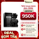 Nước Hoa Nam Moschino Toy Boy EDP 100ml (DEAL BOM TẤN 999K)