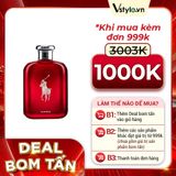 Nước Hoa Nam Ralph Lauren Polo Red Eau De Parfum Spray 125ml (DEAL BOM TẤN 999K)