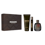 Bộ Nước Hoa Nam Missoni Pour Homme Edp 3Pcs Set (Nước Hoa 100ml + Mini 10ml + Shower Gel 150ml)