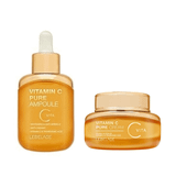 Combo Serum Làm Trắng Da Lebelage Vitamin C Pure Ampoule 35ml Và Kem Dưỡng Làm Trắng Da Lebelage Vitamin C Pure Cream 55ml
