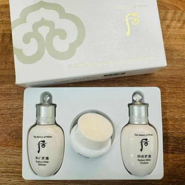 Bộ Sản Phẩm Dưỡng Trắng Da Và Trị Nám Whoo Seol GongJinHyang Mini 3pcs