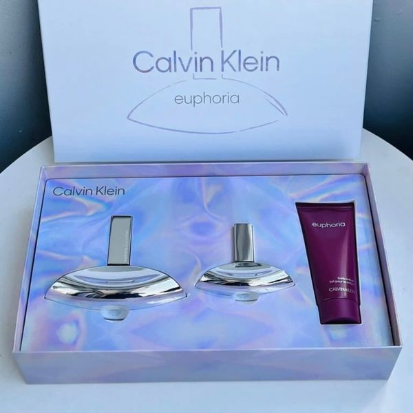 (HSD: 7/2027) Bộ Nước Hoa Nữ Calvin Klein CK Euphoria EDP 100ml+30ml + Dưỡng Thể 100ml (DEAL BOM TẤN 999K)