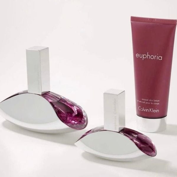 (HSD: 7/2027) Bộ Nước Hoa Nữ Calvin Klein CK Euphoria EDP 100ml+30ml + Dưỡng Thể 100ml (DEAL BOM TẤN 999K)
