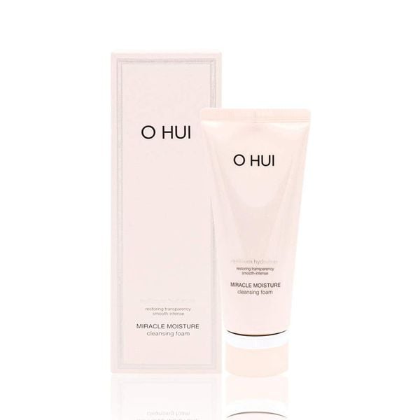 Full Size Sữa Rửa Mặt Dưỡng Ẩm Ohui Miracle Moisture Cleansing Foam 200ml (DEAL BOM TẤN 999K)