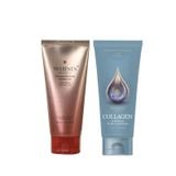 Combo Tẩy Tế Bào Chết Da Mặt Chống Lão Hóa WHISIS Hanbang Refining Peeling Gel 120ml Và Sữa Rửa Mặt Collagen Cho Da Lão Hóa WHISIS Collagen Intensive Foam Cleansing 120ml