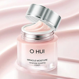 Full Size Bộ Kem Dưỡng Ẩm Ohui Miracle Moisture Ceramide Boosting Cream 60ml + 60ml