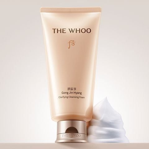 Full Size Sữa Rửa Mặt The Whoo GongJinHyang Clarifying Cleansing Foam 180ml (DEAL BOM TẤN 999K)