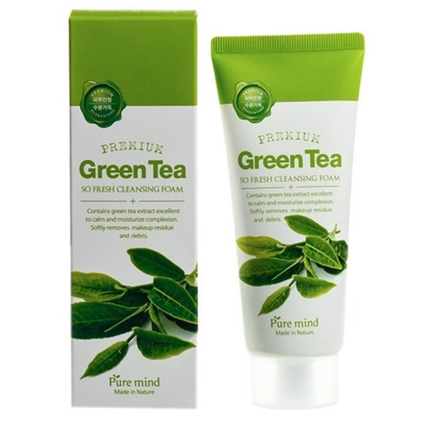 Combo 2 Sữa Rửa Mặt Pure Mind Green Tea Trà Xanh – Sạch Sâu, Ngừa Mụn, Da Luôn Tươi Khỏe 100mlx2