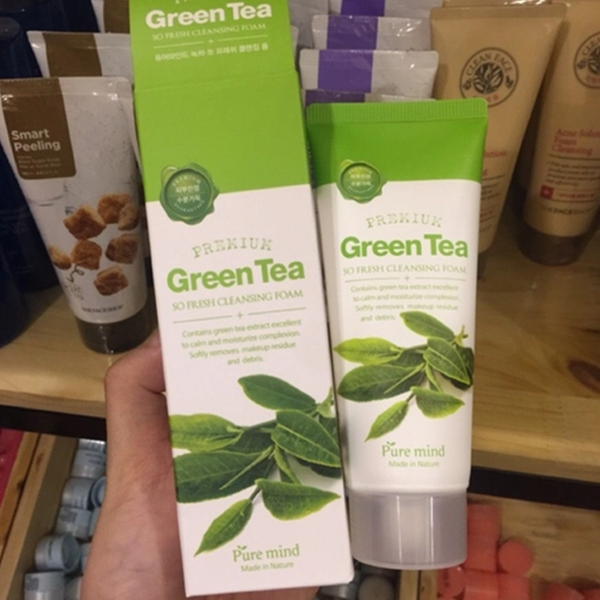 Combo 2 Sữa Rửa Mặt Pure Mind Green Tea Trà Xanh – Sạch Sâu, Ngừa Mụn, Da Luôn Tươi Khỏe 100mlx2